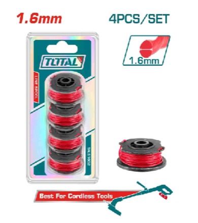  Bộ 4 cuộn cước cắt cỏ 1.6mm Total TALS1602 