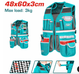  Áo gile đựng công cụ Total TTVT16025 