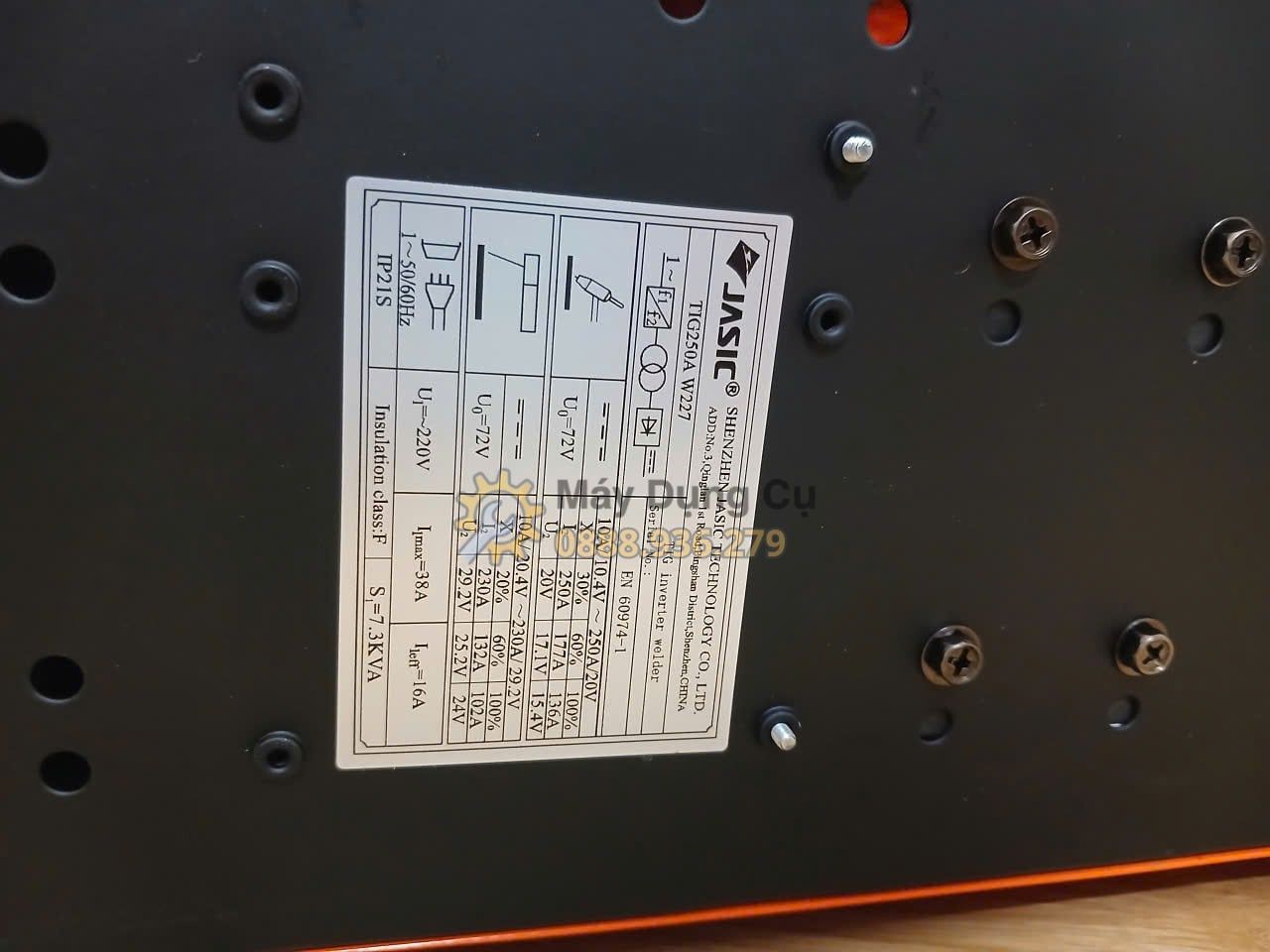  Máy Hàn Tig Jasic Tig 250A W227 Chính Hãng Có Sẵn Tại Máy Dụng Cụ 