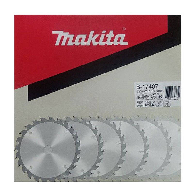  Lưỡi Cắt Nhôm Hợp Kim 120 Răng Makita B-17407 (355mm) 