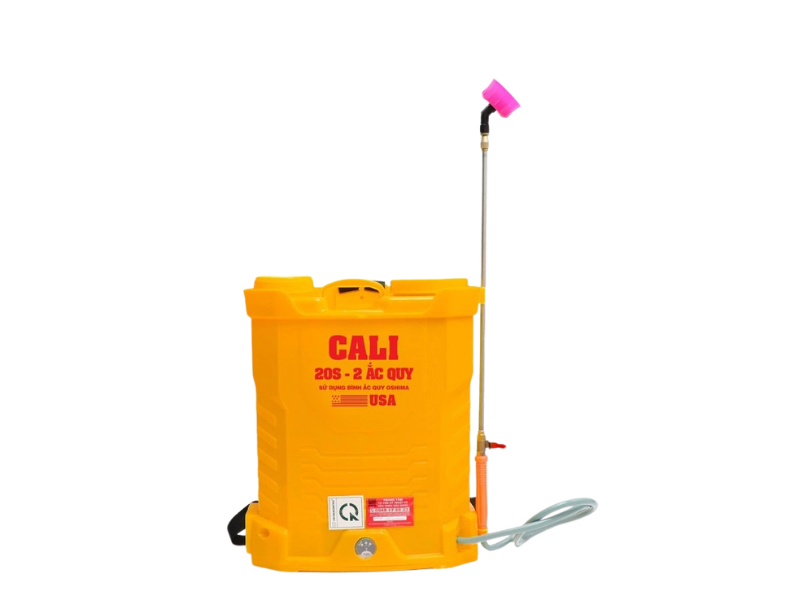  Bình Xịt Điện Cali 20S 20 Lít Ắc Quy 12V8Ah 