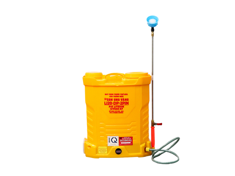  Bình Xịt Điện Con Ong Vàng Li20-DP 2 Pin Lithium 12V/8Ah 