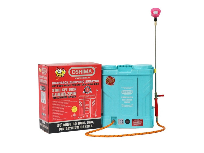  Bình Xịt Điện Oshima Li16KR Pin Lithium 16 Lít 