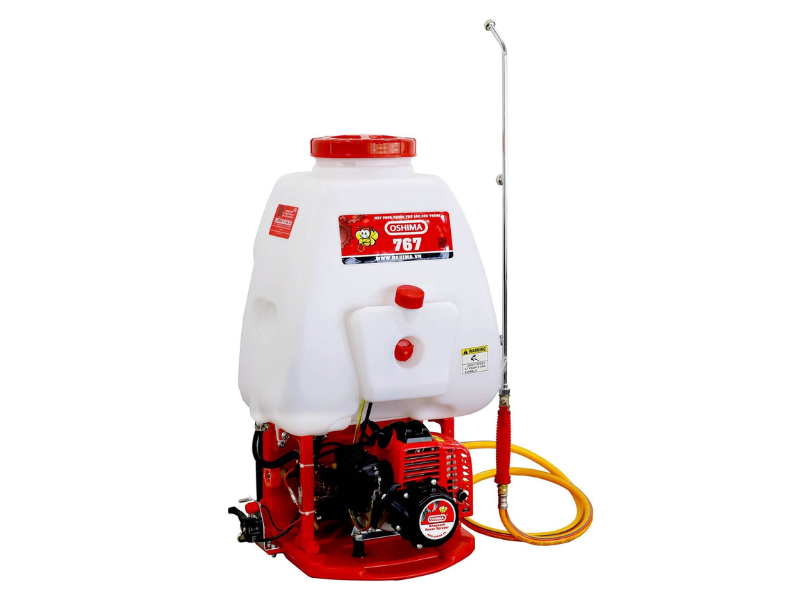  Bình Xịt Oshima 767 Đỏ 25 Lít Động Cơ 2 Thì 26cc 