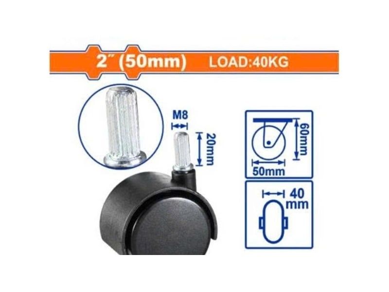  Bánh xe đẩy cố định có khóa 2