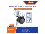  Bánh Xe Đẩy Cố Định Có Khóa 2