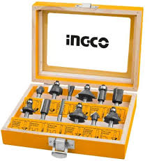  6mm Bộ mũi phay 12 chi tiết Ingco AKRT1201 