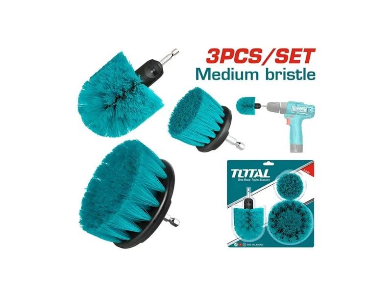  Bộ 3 Bàn Chải Sợi Dẻo 360 Độ 3.5 Inch Và 2 Inch Total TACM3001 