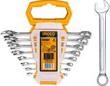  6-19mm Bộ cờ lê vòng miệng 8 chi tiết Ingco HKSPA1088-I 
