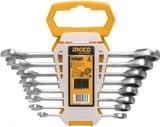  8-19mm Bộ 8 cờ lê vòng miệng tự động INGCO HKSPAR1082 