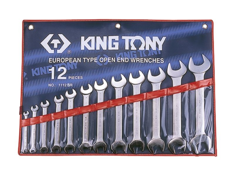  Bộ cờ lê 2 đầu miệng 1112SR KINGTONY 12 chi tiết 