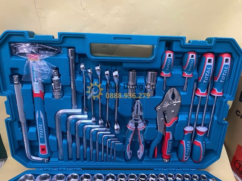  Bộ đồ nghề cầm tay Total THKTHP21426 142 chi tiết 