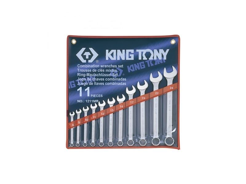  Bộ Cờ Lê Vòng Miệng 11 Chi Tiết (1/4 - 1inch) Kingtony DL 1211SR01 