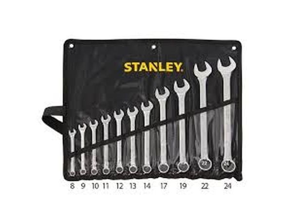  8-24mm Bộ cờ lê vòng miệng 11 chi tiết Stanley STMT80942-8 