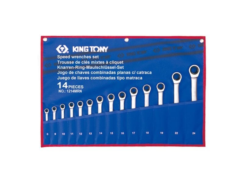  8-24mm Bộ vòng miệng tự động 14 chi tiết Kingtony 12114MRN 