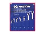 10-19mm Bộ vòng miệng tự động 7 chi tiết Kingtony 12107MRN 