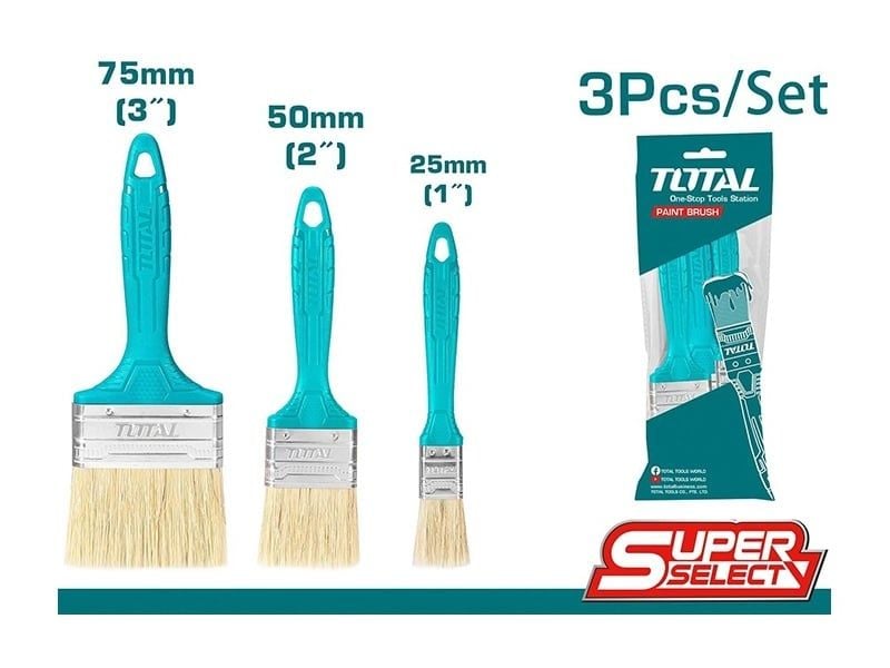  Bộ 3 cây cọ sơn Total THT8450301 