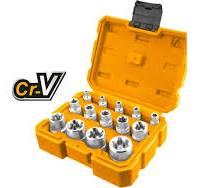  Bộ đầu tuýp ngôi sao 14 chi tiết Ingco HKTETS0114 