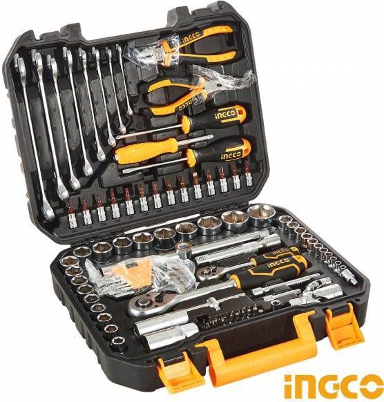  Bộ đồ nghề cầm tay 100 chi tiết Ingco HKTHP21001 