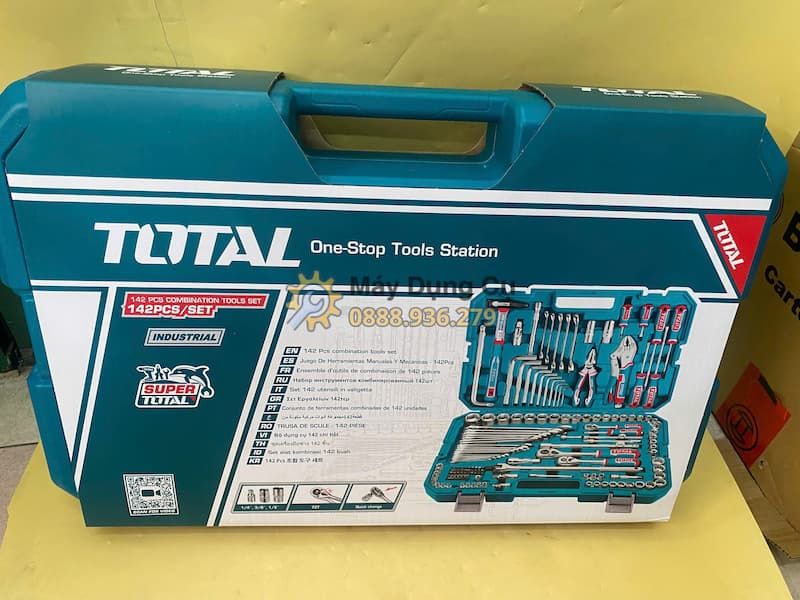  Bộ đồ nghề cầm tay Total THKTHP21426 142 chi tiết 