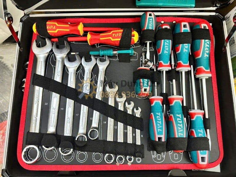  BỘ ĐỒ NGHỀ VALI KÉO 147 CHI TIẾT TOTAL THKTHP21476 – TRỌN BỘ DỤNG CỤ CHO GIA ĐÌNH, XƯỞNG NHỎ VÀ ĐỘI BẢO TRÌ 