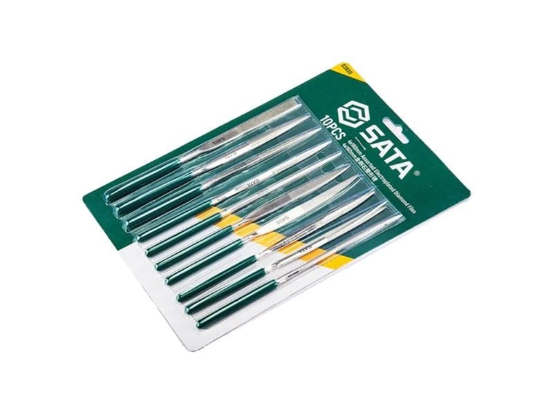  Bộ dũa phủ kim cương 10 chi tiết 3x160mm Sata 03830 