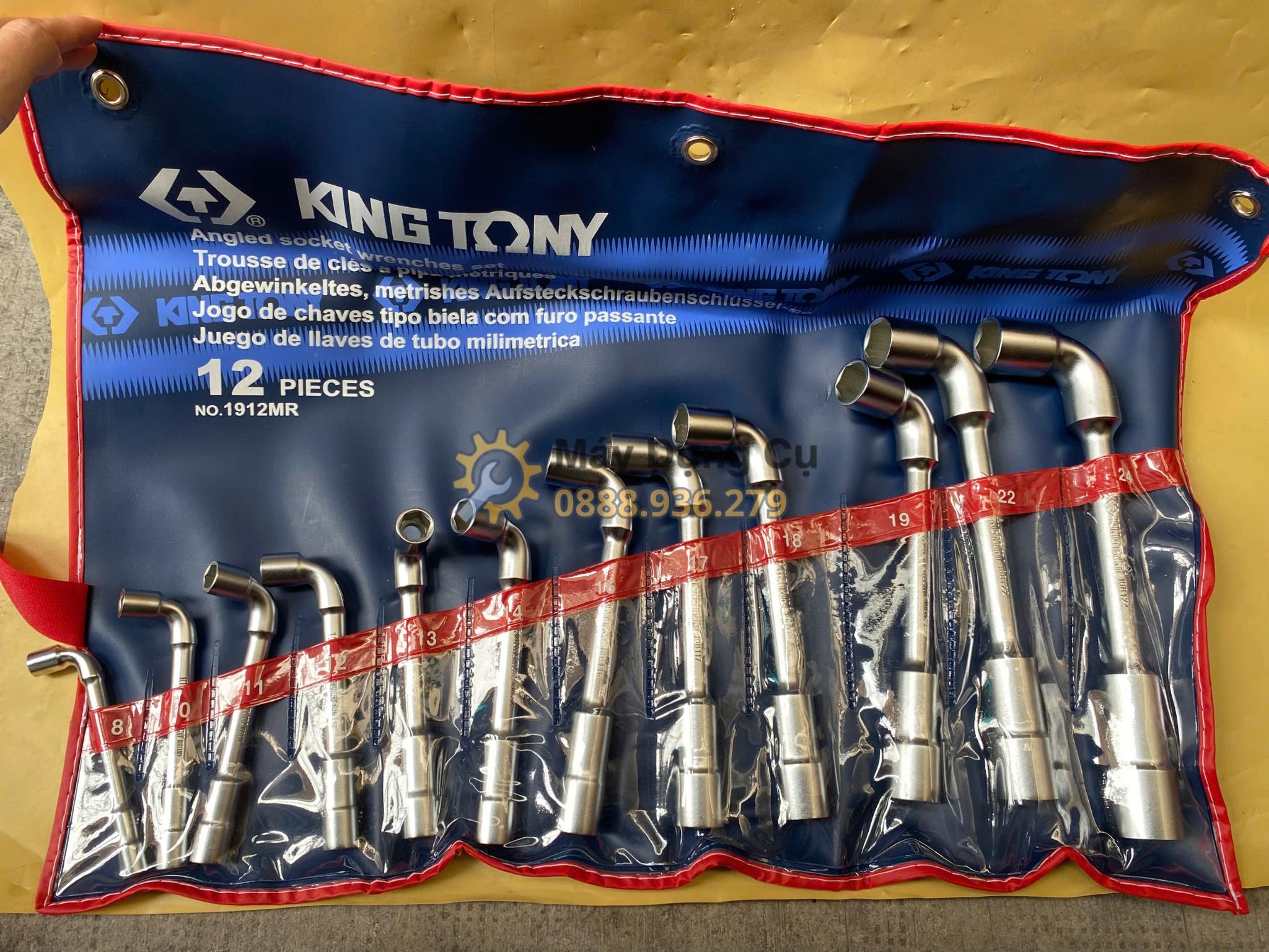  Bộ ống điếu 12 cái Kingtony 1912MR (8 - 24mm) 