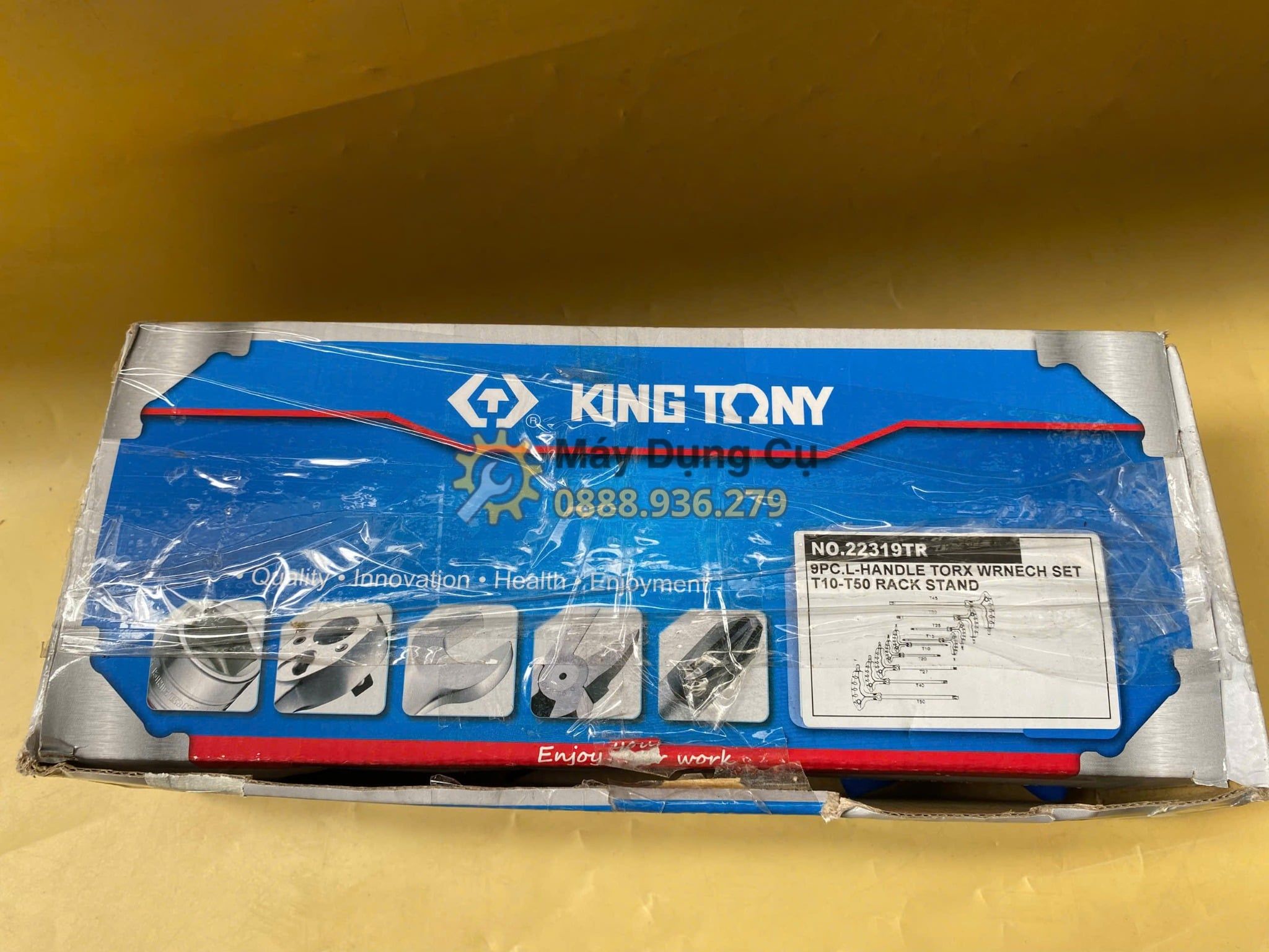  Bộ lục giác sao chữ T Kingtony 22319TR 9 cây có đế sắt 