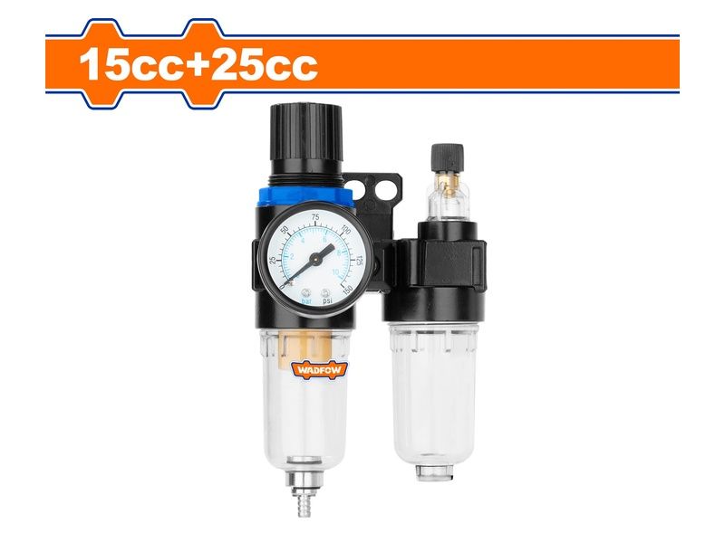  Đầu lọc khí mở rộng có đồng hồ 15cc+25cc WadFow WFF4504 