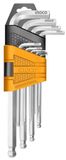  Bộ lục giác bi dài 9 chi tiết Ingco HHK12092 