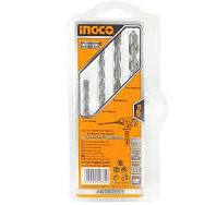  6-10mm Bộ mũi khoan bê tông đuôi gài 4 chi tiết Ingco AKDB2055 