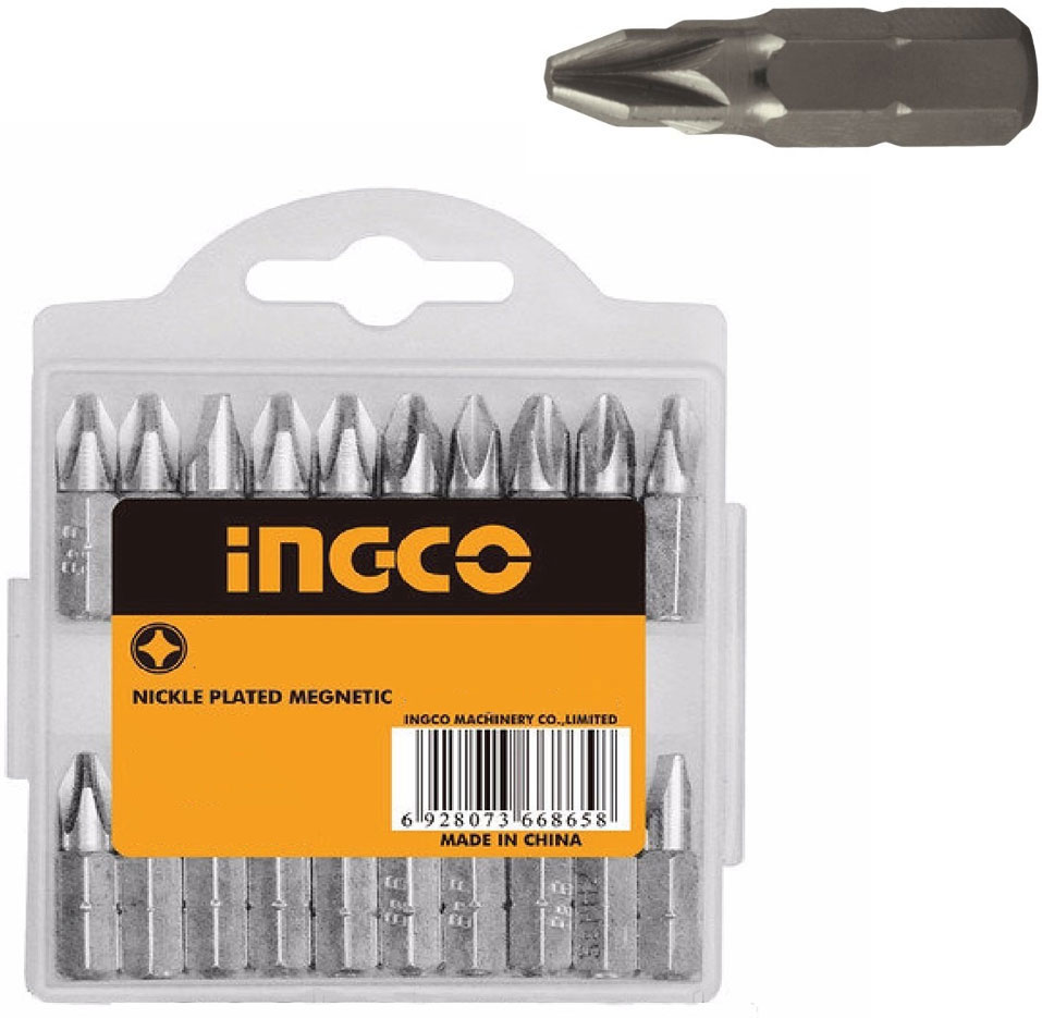  PZ2x25mm Bộ mũi vít bake 20 mũi INGCO SDB11PZ213 