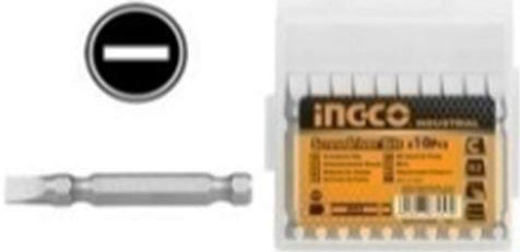  SL4.5x50mm Bộ mũi vít dẹp 10 mũi INGCO SDB11SL223 