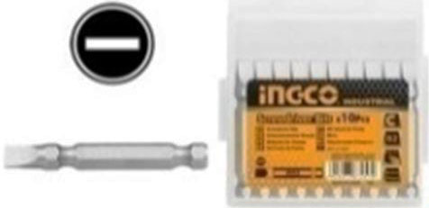  SL4x50mm Bộ mũi vít dẹp 10 mũi INGCO SDB11SL123 