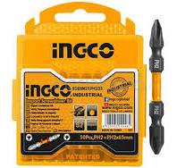  PH2x65mm Bộ mũi bắt vít 2 đầu bake 10 chi tiết Ingco SDBIM21PH233 