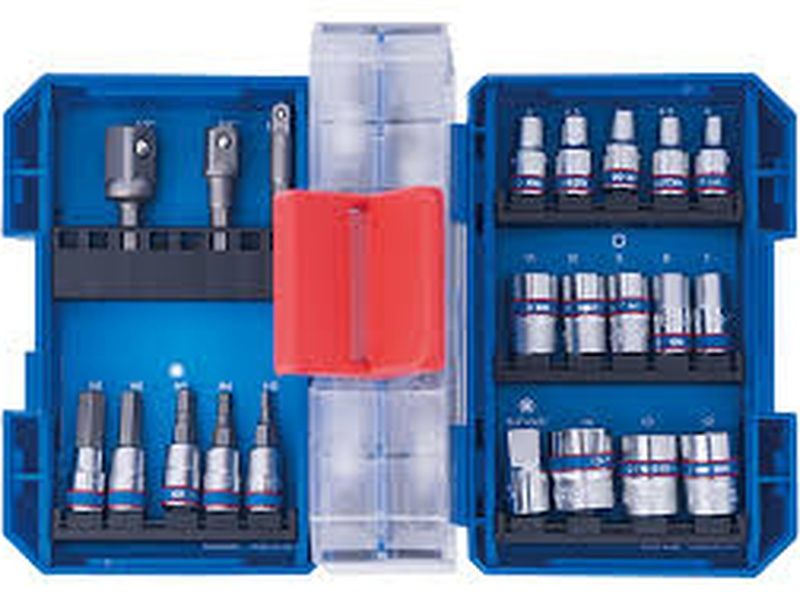  Bộ mũi vít và đầu tuýp 1/4 có 47 chi tiết Kingtony 2547MR-EB 