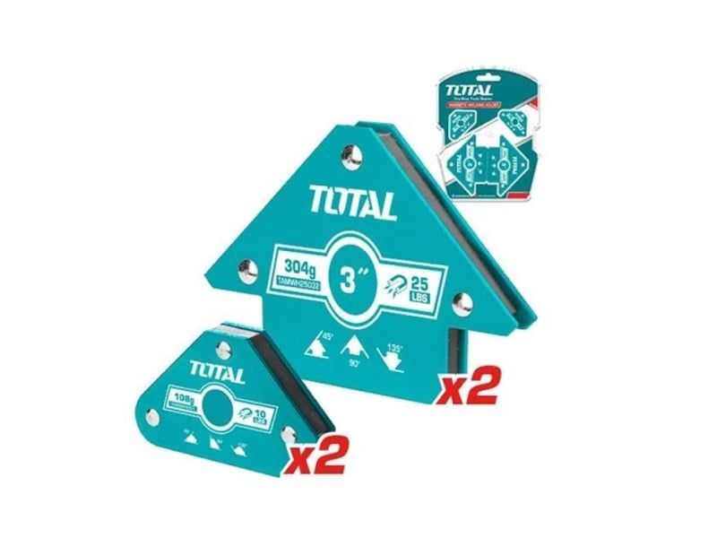  Bộ 4 Ke Góc Nam Châm Hàn 3 Góc Total TAMWH4062 