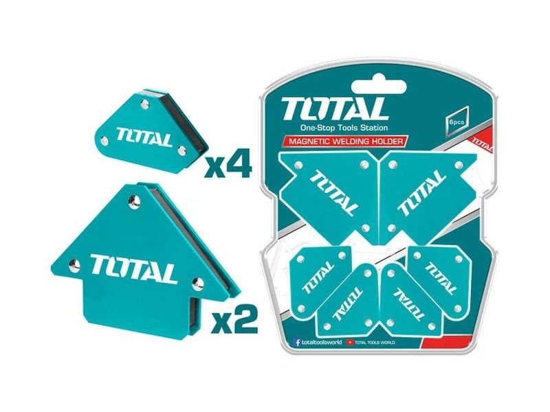  Bộ 6 ke góc nam châm TOTAL TAMWH6002 