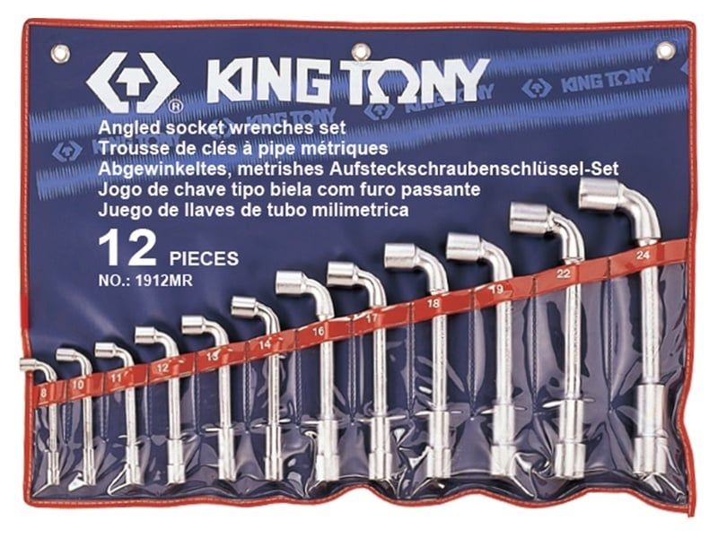  Bộ ống điếu 12 cái Kingtony 1912MR (8 - 24mm) 