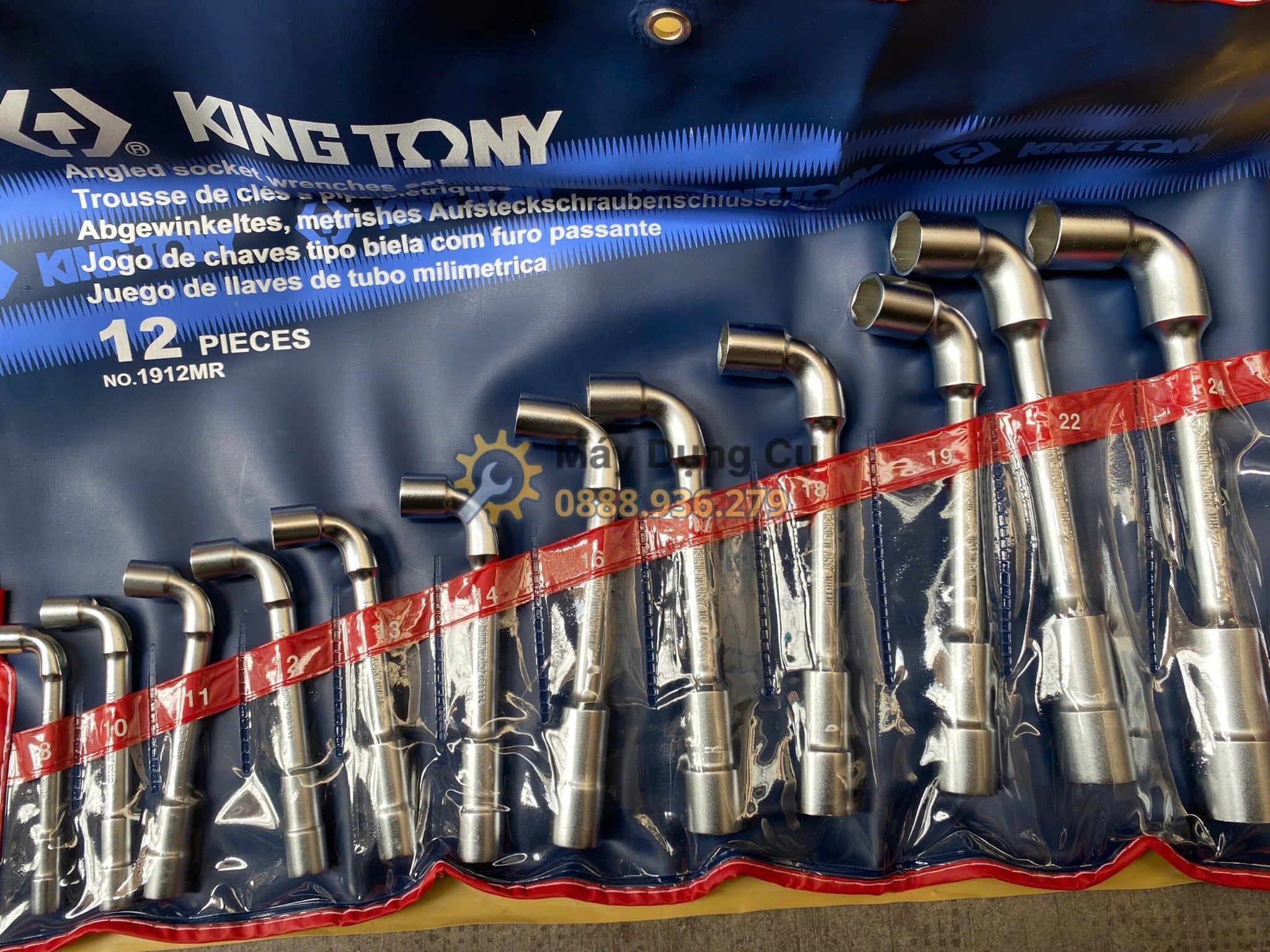  Bộ ống điếu 12 cái Kingtony 1912MR (8 - 24mm) 