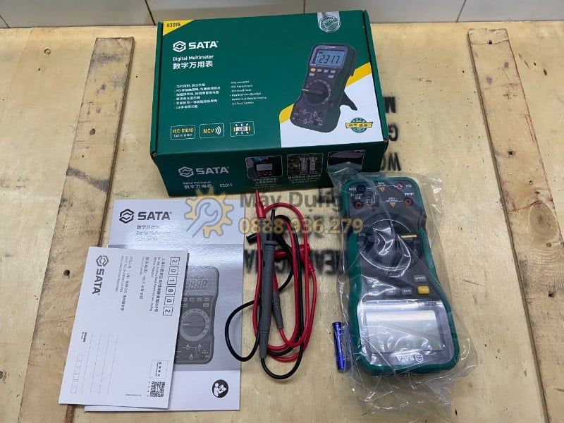  ĐỒNG HỒ ĐO KỸ THUẬT SỐ ĐA NĂNG SATA 03015 – LỰA CHỌN CHO THỢ ĐIỆN, BẢO TRÌ VÀ SỬA CHỮA 