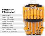  Bộ tuốc nơ vít đóng 6 chi tiết Ingco HSGTDC180601 