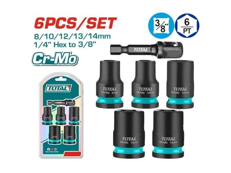  Bộ đầu tuýp lục giác 3/8