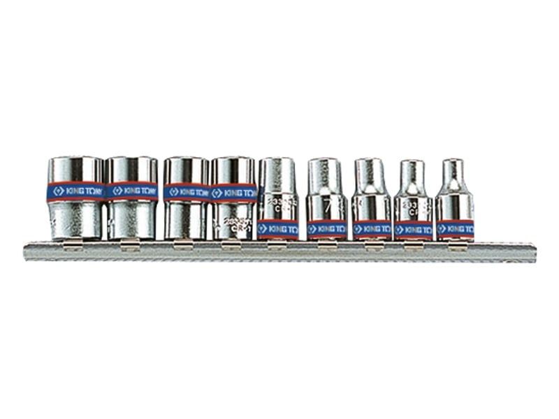  1/4″ Bộ tuýp lục giác 9 chi tiết Kingtony 2509MR 