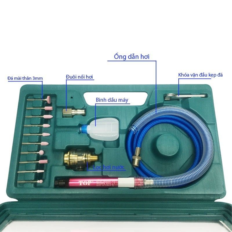  Bộ viết đá mài hơi TOP PA-230K 