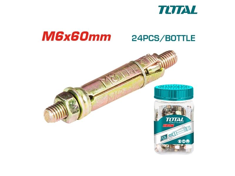  Bộ 24 neo nặng M6x60mm TOTAL WJHA0606021 
