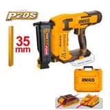  Máy bắn đinh ghim dùng pin 20V-35mm (không kèm pin và sạc) INGCO CBNLI3603 