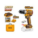  Máy khoan dùng pin 20V- 60Nm INGCO CDLI20602 