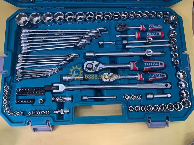 Bộ đồ nghề cầm tay Total THKTHP21426 142 chi tiết 