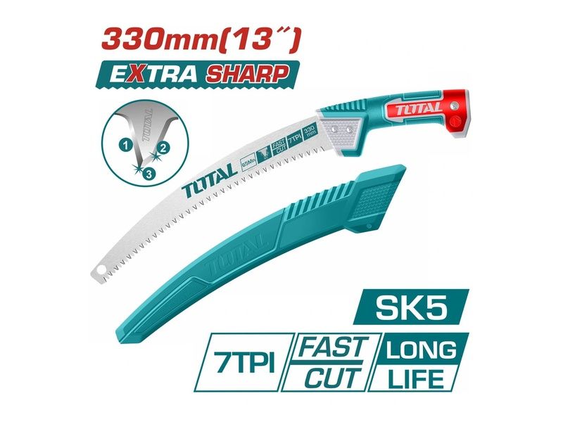  Cưa Cành Cầm Tay Lưỡi Thẳng 330mm Total THPS3308 